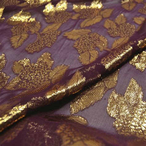 Metallic Gold Fabric by the Yard 